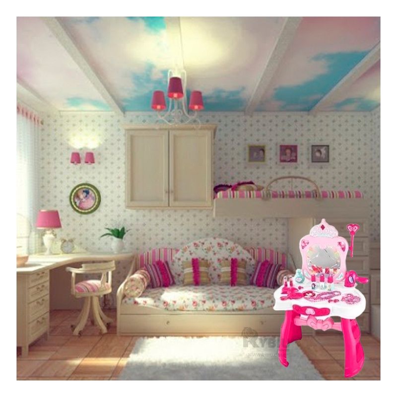 GENERICO - Tocador Practico y Util de Color Rosado Y+Papel de Regalo