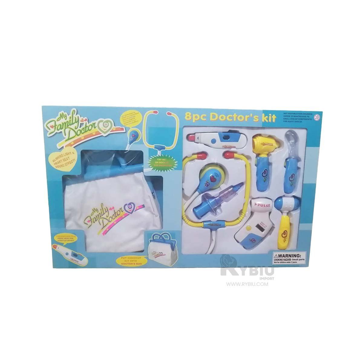 GENERICO - Set de Equipo de Doctor en Caja Grande de Color Azul