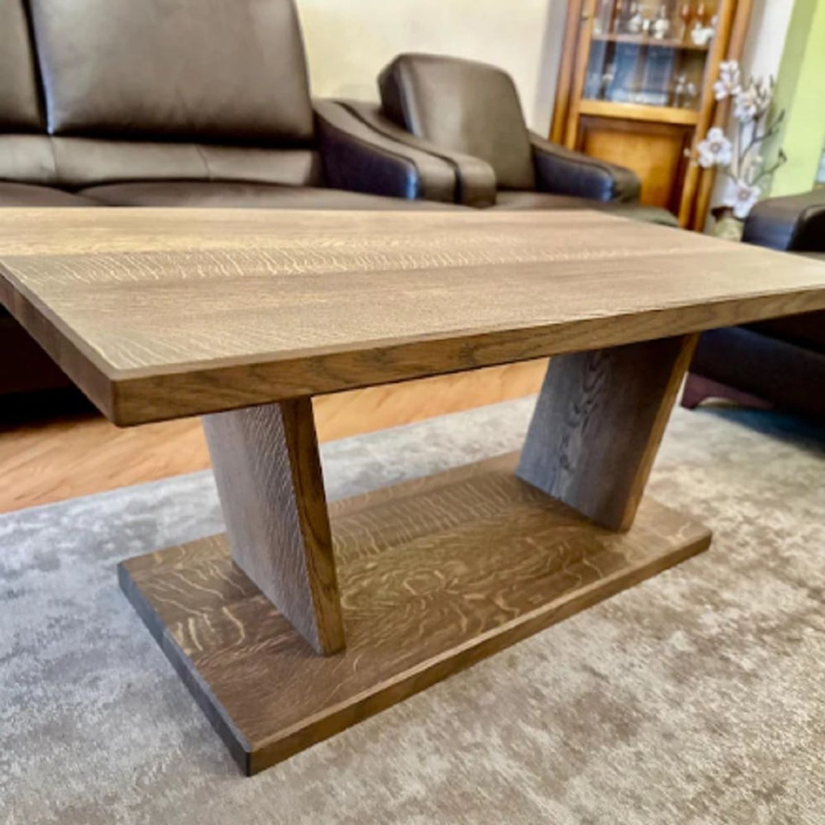 MOBILIARI - MP Mesa de Cento de Madera Decorativo Brais - Natural