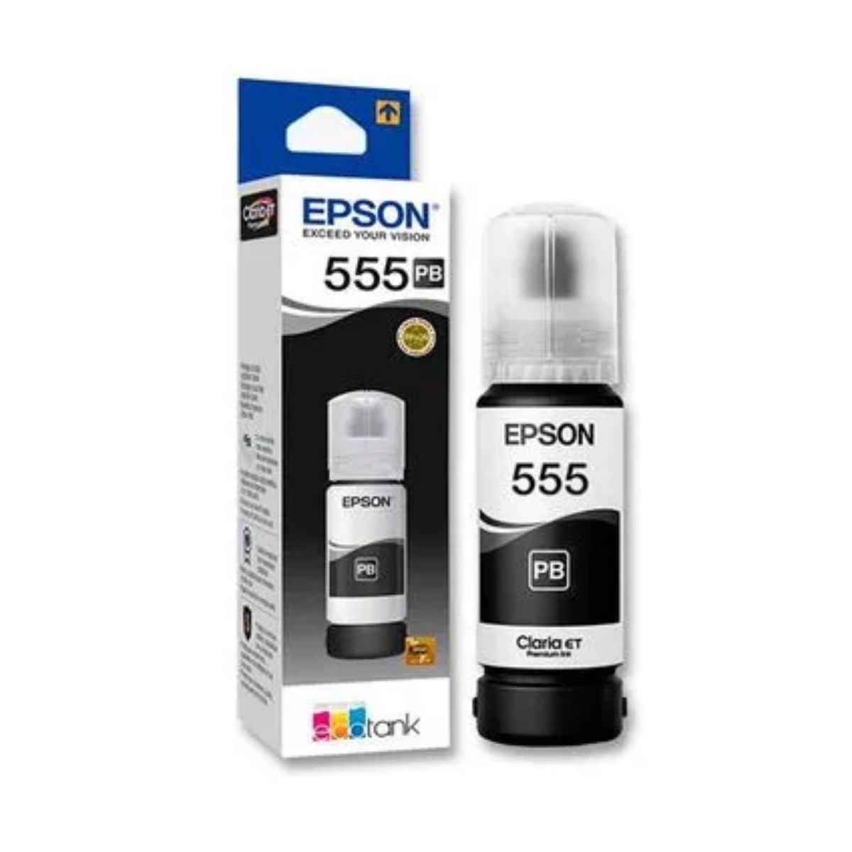 EPSON - Tinta Epson T555 Negro Foto T555120 - 70ml