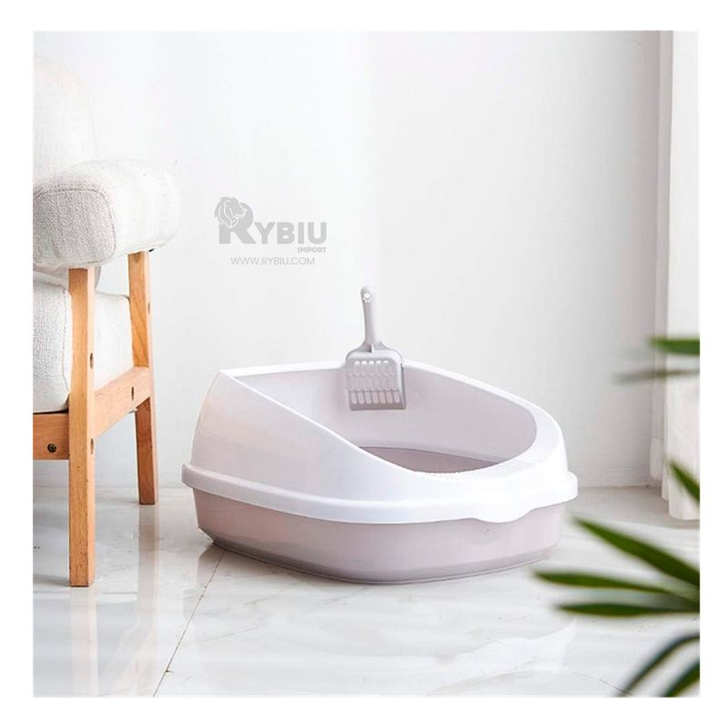 RYBIU IMPORT - Bandeja Arenero Duradero de Color Gris Y+Gift MiniAgenda