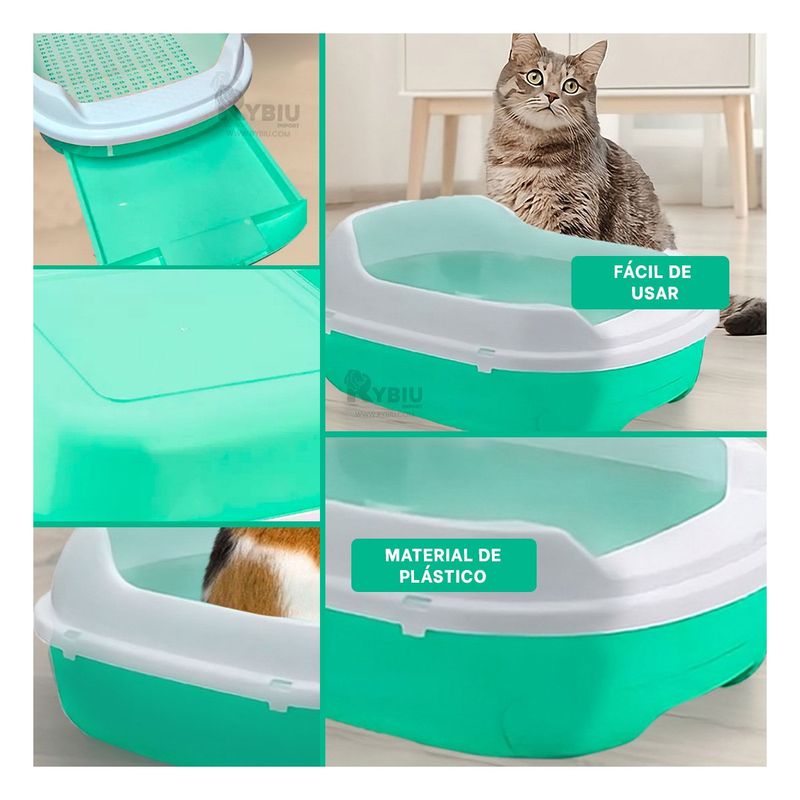 RYBIU IMPORT - Bandeja Transportable en Verde Agua Y+Envoltorio de Regalo