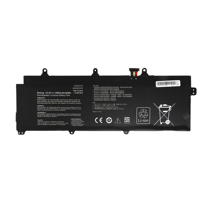 GENERICO - BATERIA PARA ASUS C41N1712 50Wh 154V 4 CELDAS GX501V