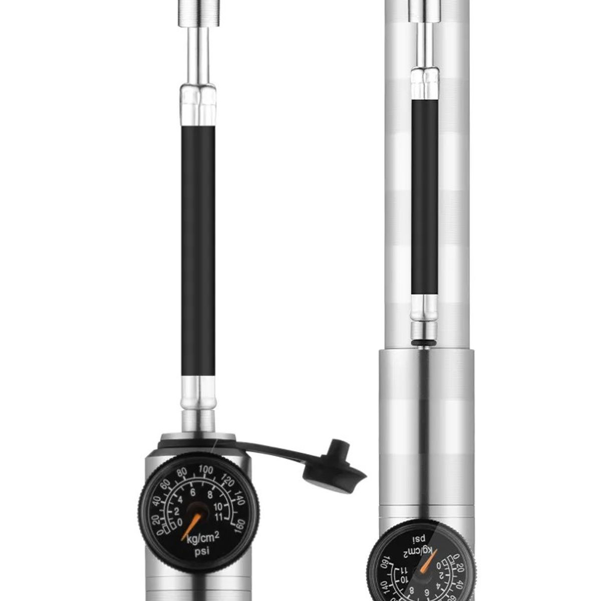 ROCKBROS - Inflador Portátil con Manómetro para Bicicleta 160 Psi