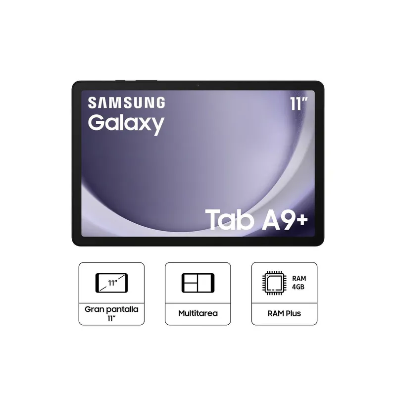 SAMSUNG - Tablet SAMSUNG GALAXY TAB A9+ WI-FI 64GB ROM4GB RAM Pantalla WUXGA de 11″