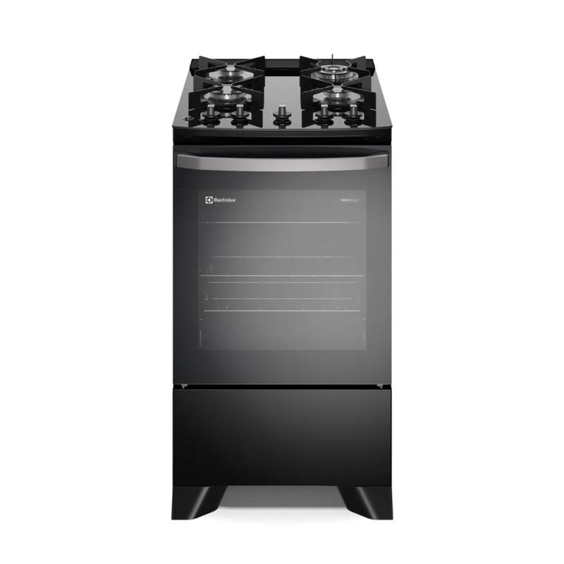 ELECTROLUX - Cocina 4 Quemadores Negro con Mesa de Vidrio Electrolux (FE4GP)