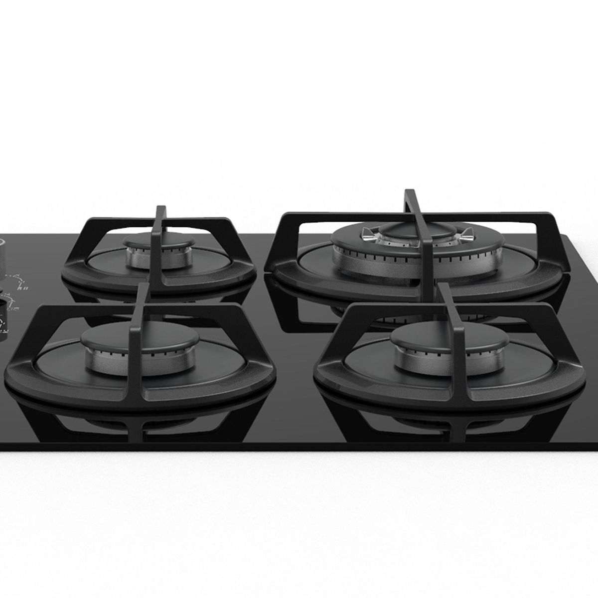 MABE - Encimera a Gas 60cm Vidrio Negro mabe PM6045GV0