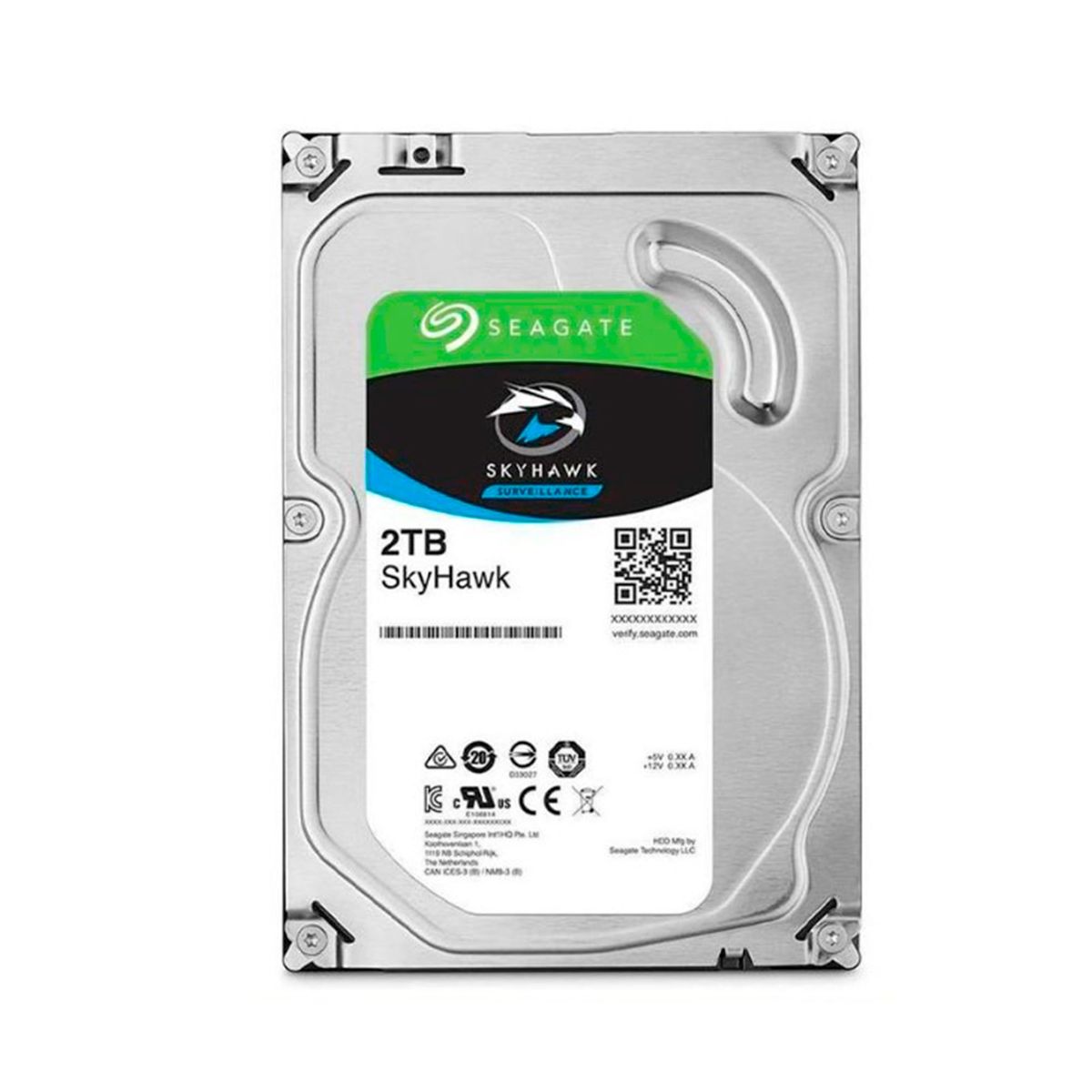 SEAGATE - DISCO DURO SEAGATE SKYHAWK 2TB SATA 6GBS PN ST2000VX017