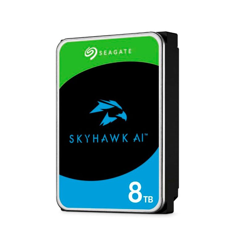 SEAGATE - DISCO DURO SEAGATE SKYHAWK AI 8TB VELOCIDAD 235MBS PN ST8000VE001