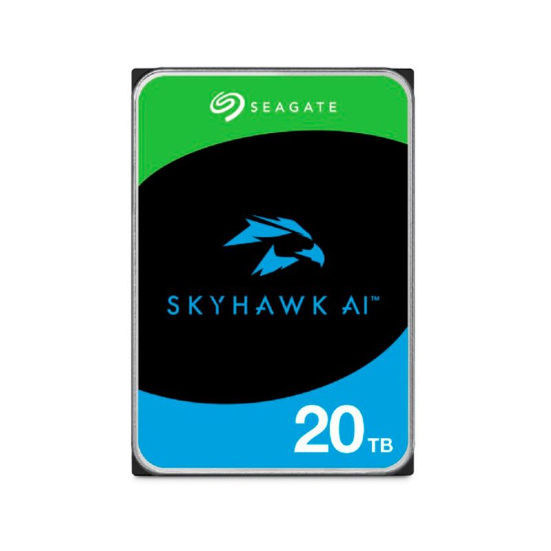 SEAGATE - DISCO DURO SEAGATE SKYHAWK AI 20TB 7200 RPM PN ST20000VE002