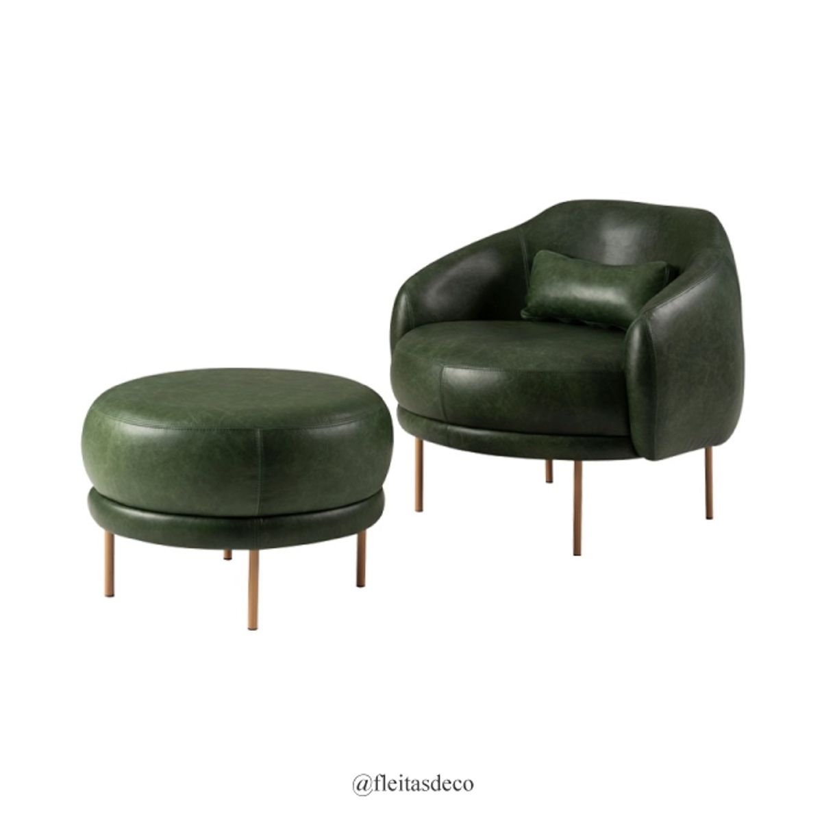 GENERICO - POLTRONA CAIPIRA Y PUFF CAIPIRA