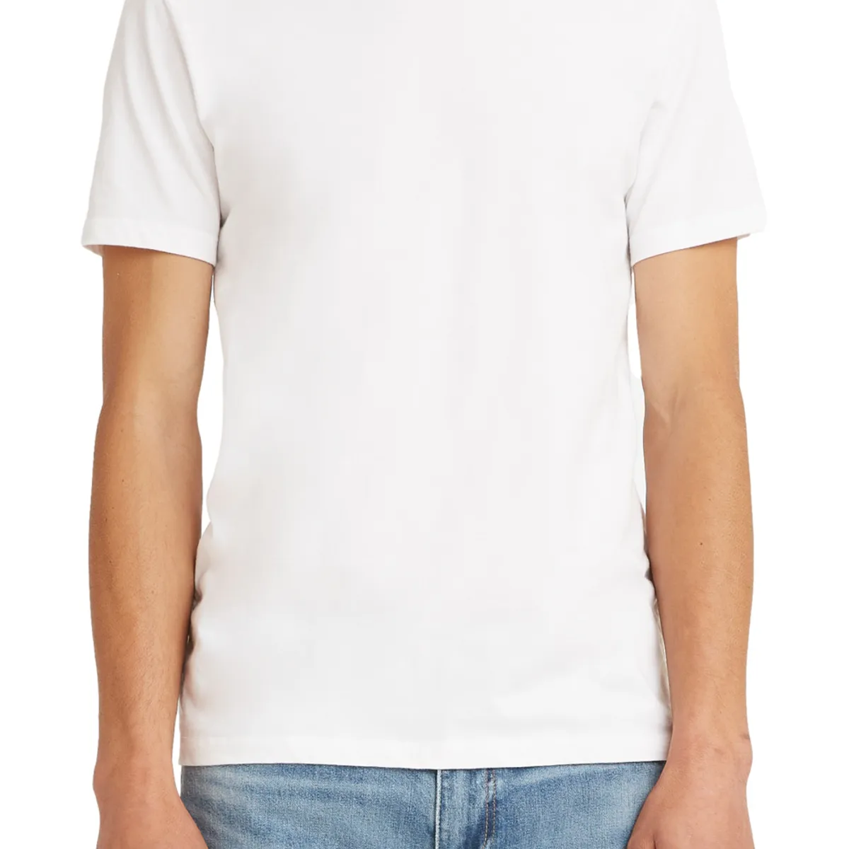 LEVIS - Polo Hombre 2 Pack Slim Crewneck Blanco Levis