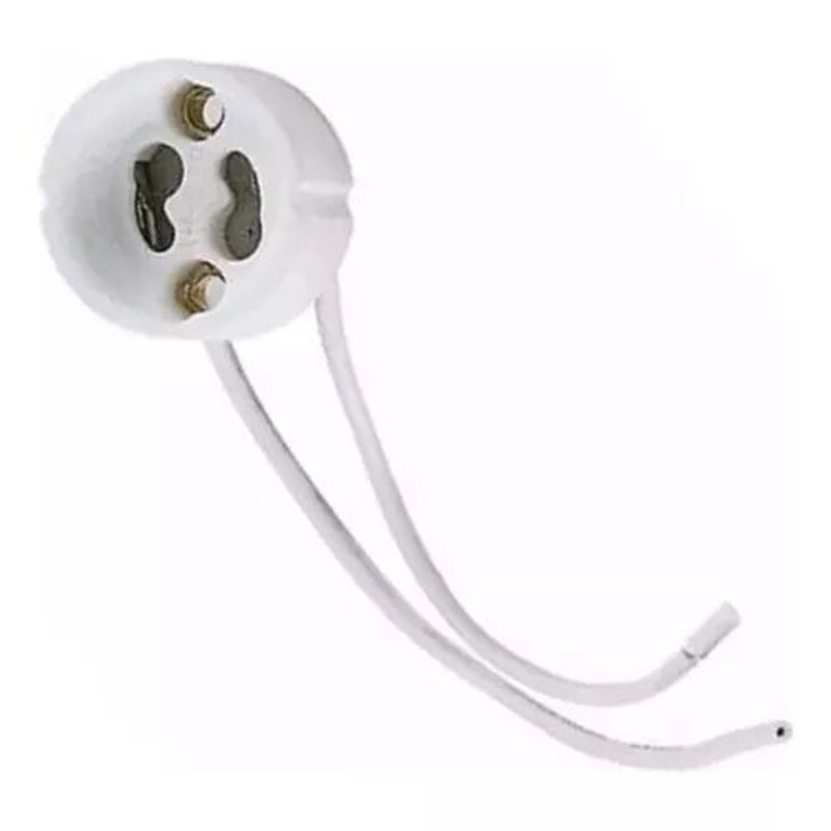 GENERICO - SOCKET CERAMICO ROSCA  GU10  250V  - 500W  CON CABLES