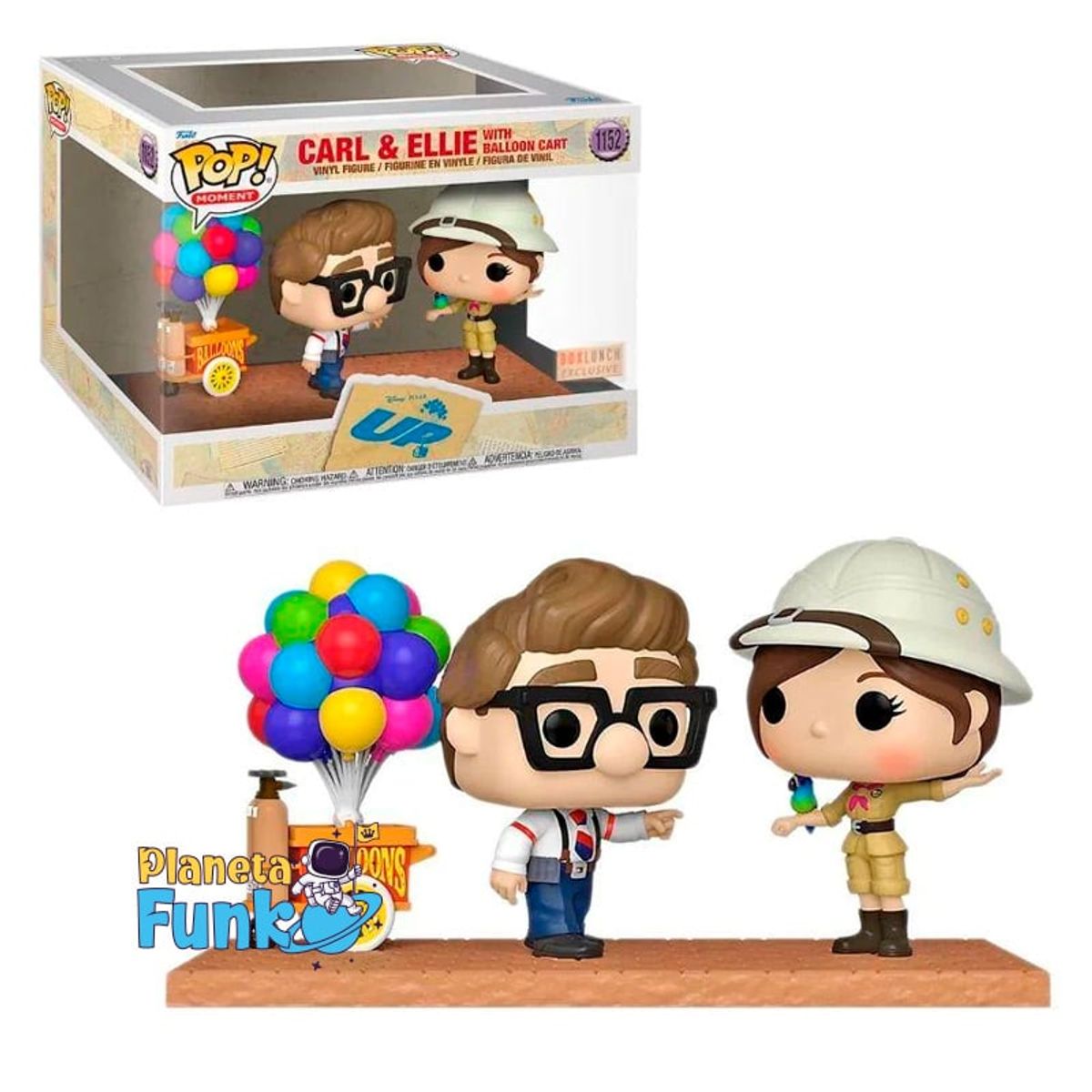 FUNKO - DISNEY UP CARL Y ELLIE WITH BALLON CART MOMENT
