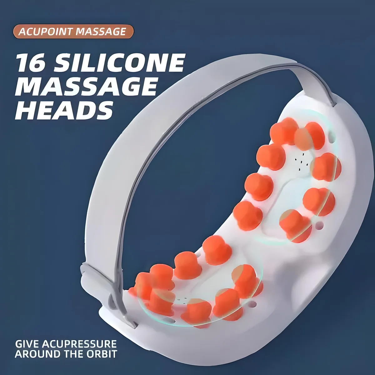 GENERICO - GAFAS MASAJEADOR CONTORNO DE OJOS INTELIGENTE PORTÁTIL RECARGABLE