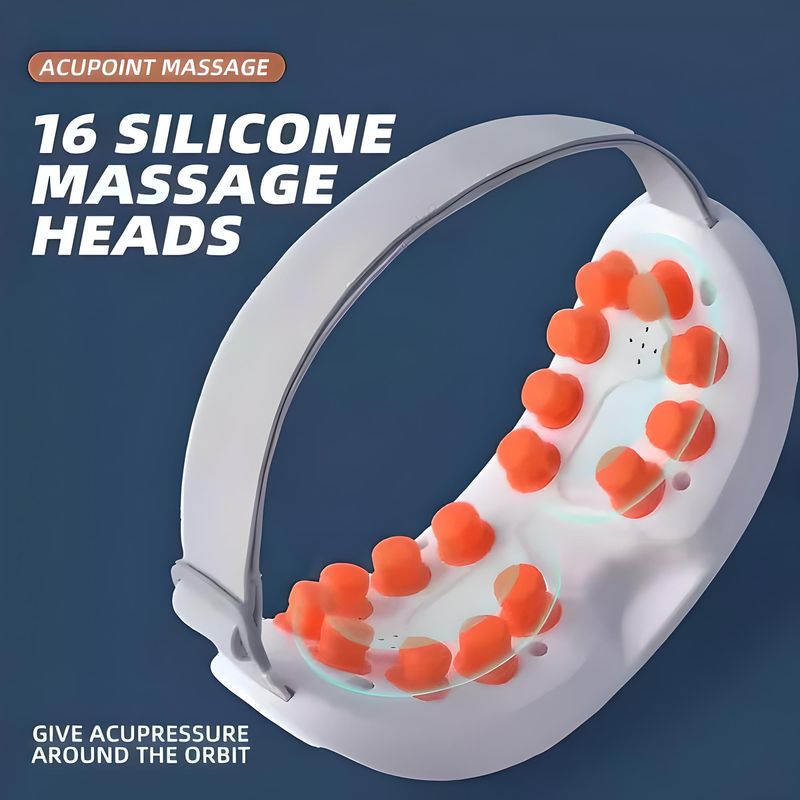 GENERICO - GAFAS MASAJEADOR CONTORNO DE OJOS INTELIGENTE PORTÁTIL RECARGABLE