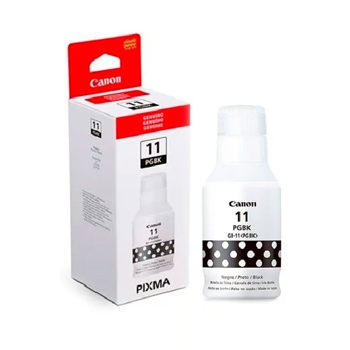 CANON - Botella de Tinta Canon GI-11PGBK Negro G2160 G3160
