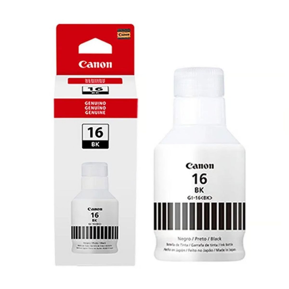 CANON - Botella Tinta Canon GI-16BK Negro para Maxifi GX6010 GX7010