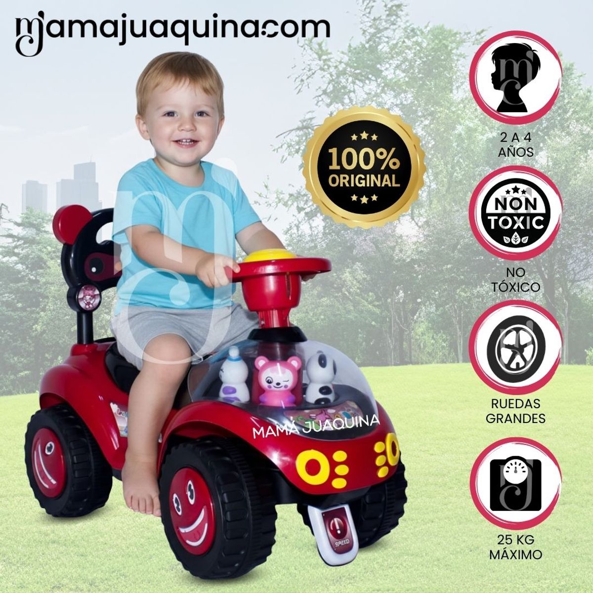 BABY - Correpasillo Montable Didáctico «NILX»  Red