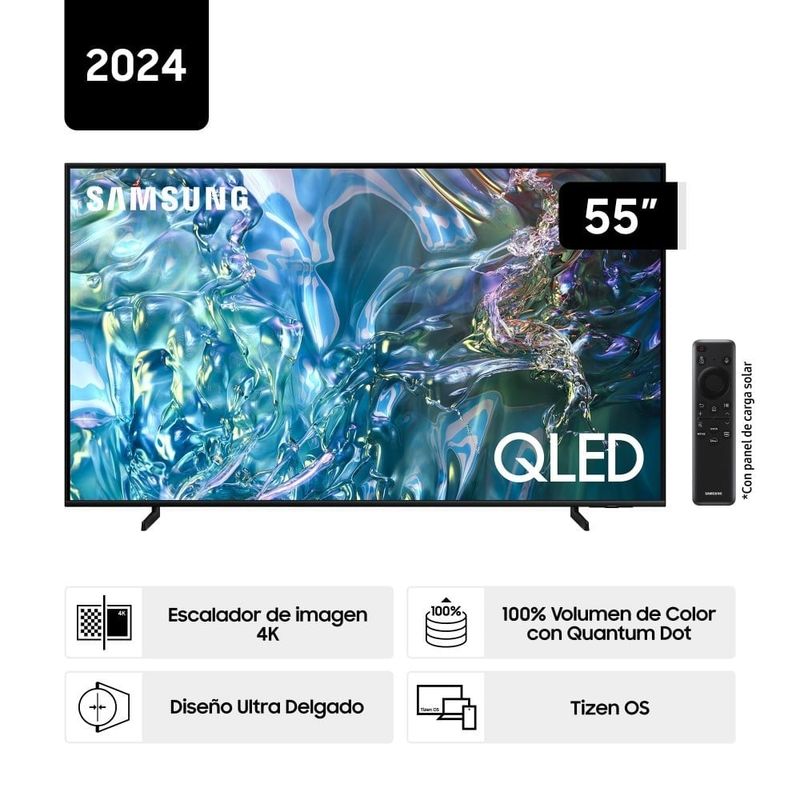 SAMSUNG - Televisor Samsung 55 QLED UHD 4K Smart QN55Q60DAGXPE