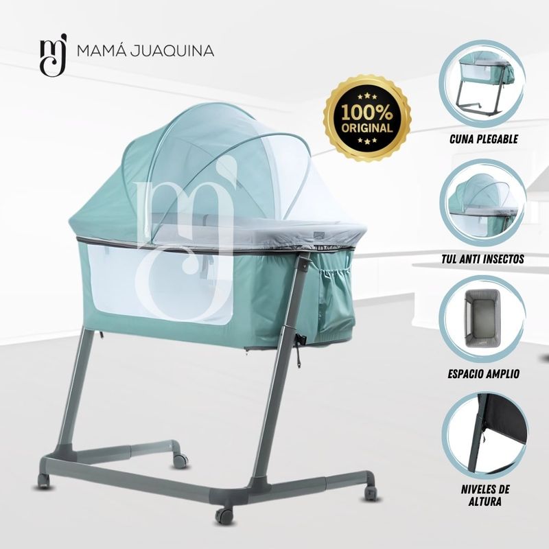 BABY - Cuna Colecho de Lujo «ZEPPELIN» Edición Limitada Skay Blue