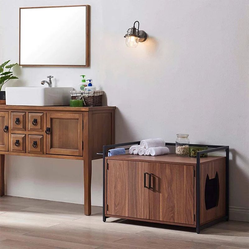 TU MESITA - Casa Mueble para Gatos Miltón color Marrón TU MESITA