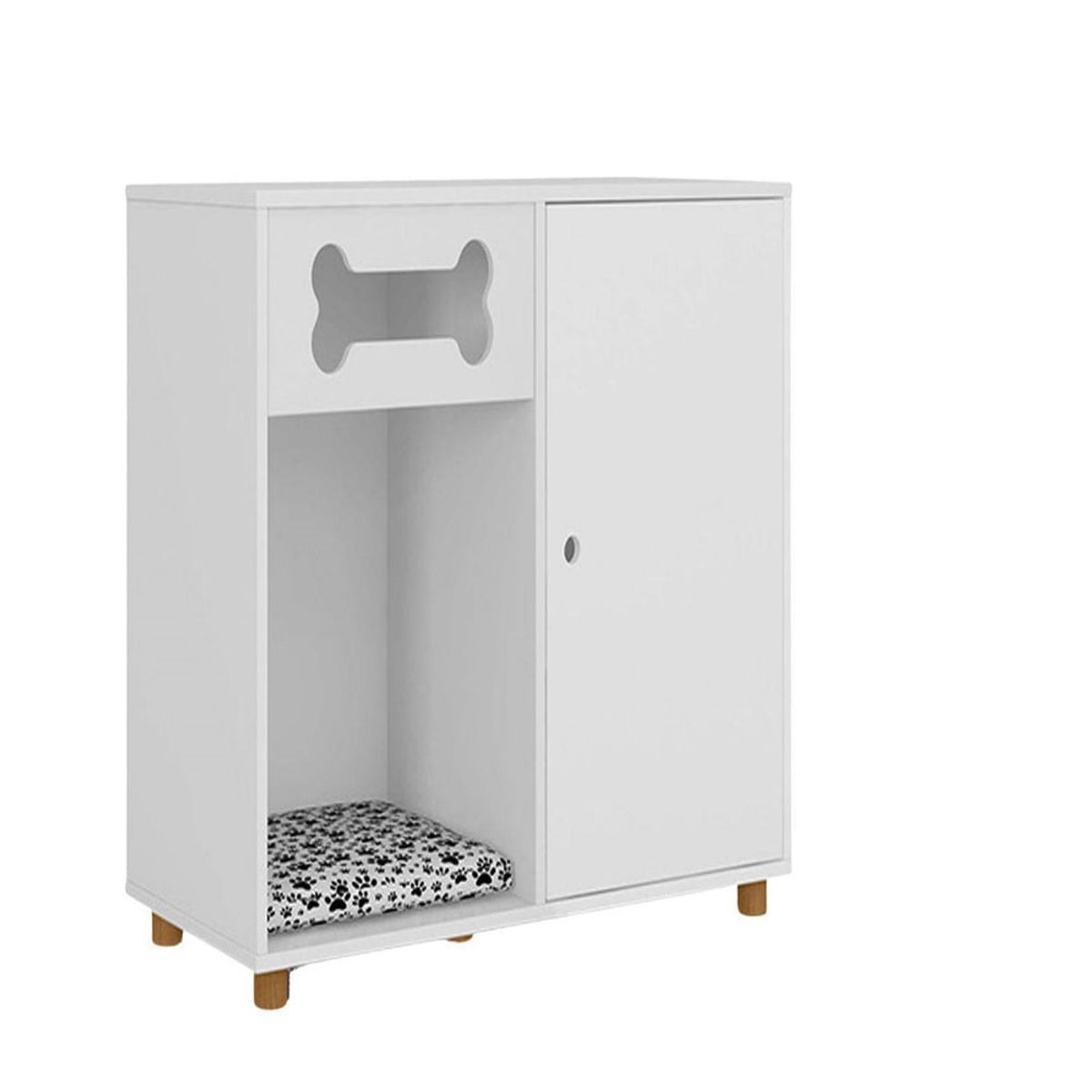 TU MESITA - Mueble para Mascotas Rufus color Blanco TU MESITA