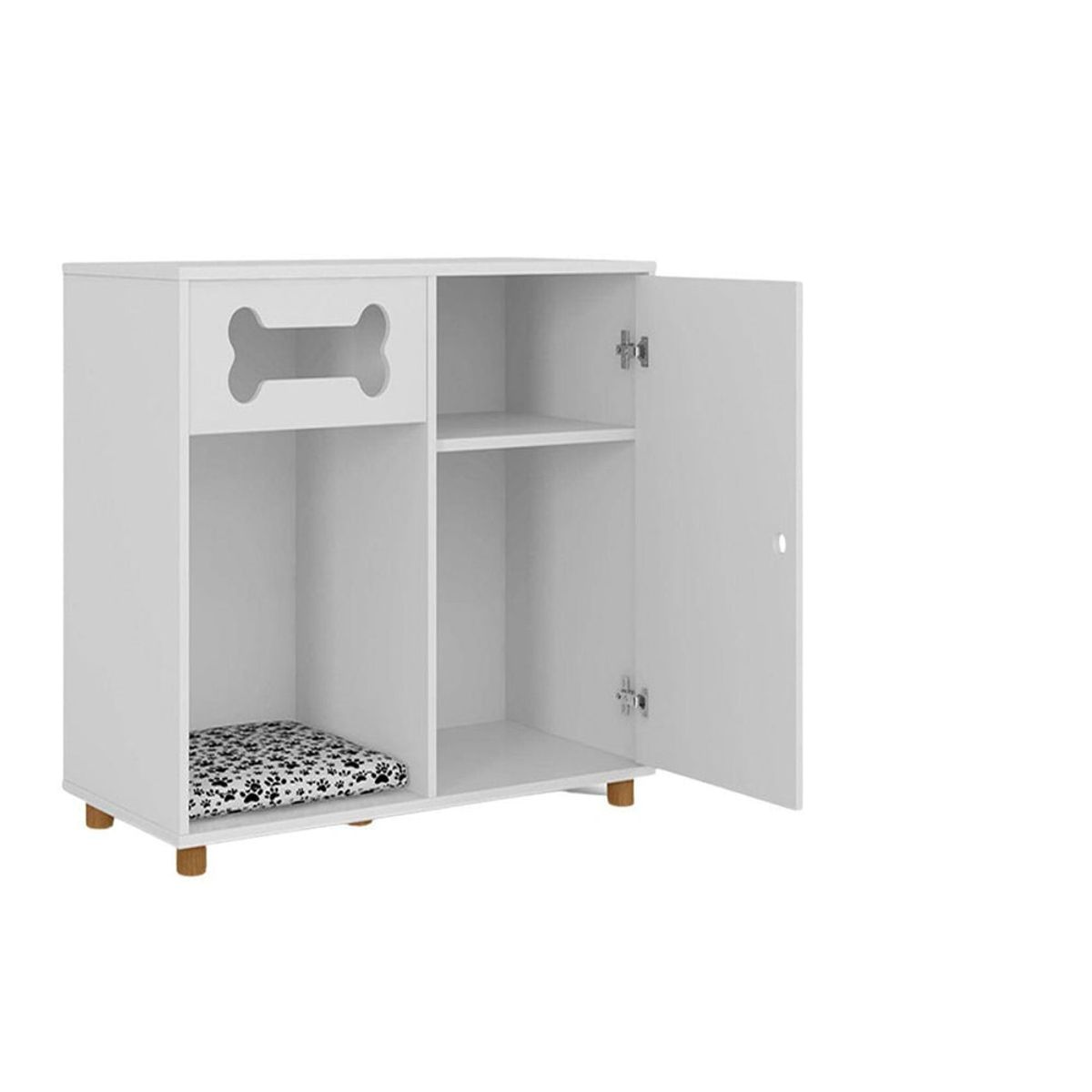 TU MESITA - Mueble para Mascotas Rufus color Blanco TU MESITA