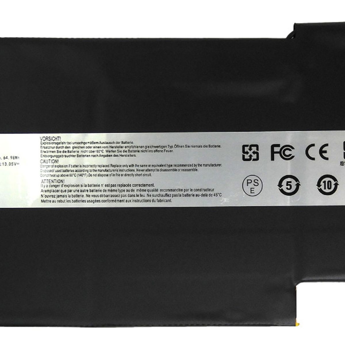 GENERICO - BATERIA PARA MSI BTY-M6J 6498Wh 114V 3 CELDAS 6RF-001US BTY-U6J