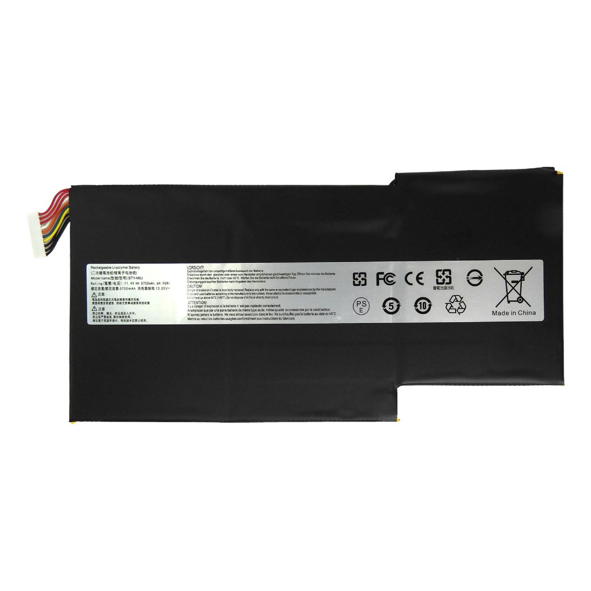GENERICO - BATERIA PARA MSI BTY-M6J 6498Wh 114V 3 CELDAS 6RF-001US BTY-U6J