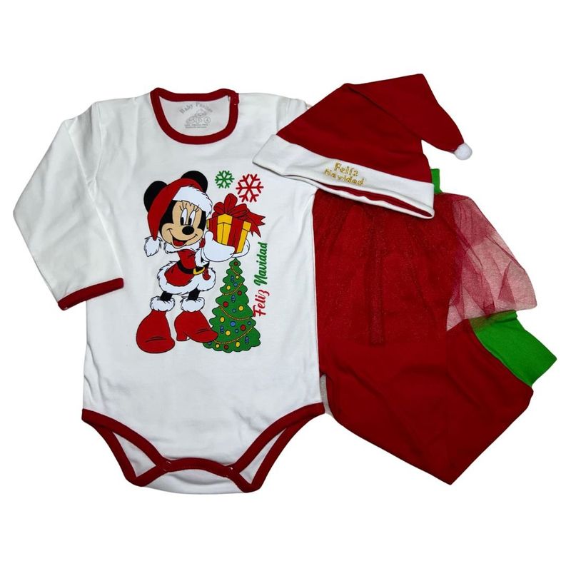GENERICO - Conjunto Bebé Body Feliz Navidad Talla 4