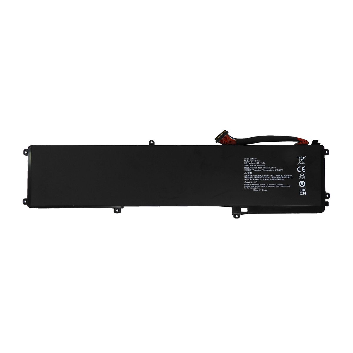 GENERICO - BATERIA PARA RAZER BLADE RZ09-01161 7104Wh 111V 6 CELDAS RZ09-0102