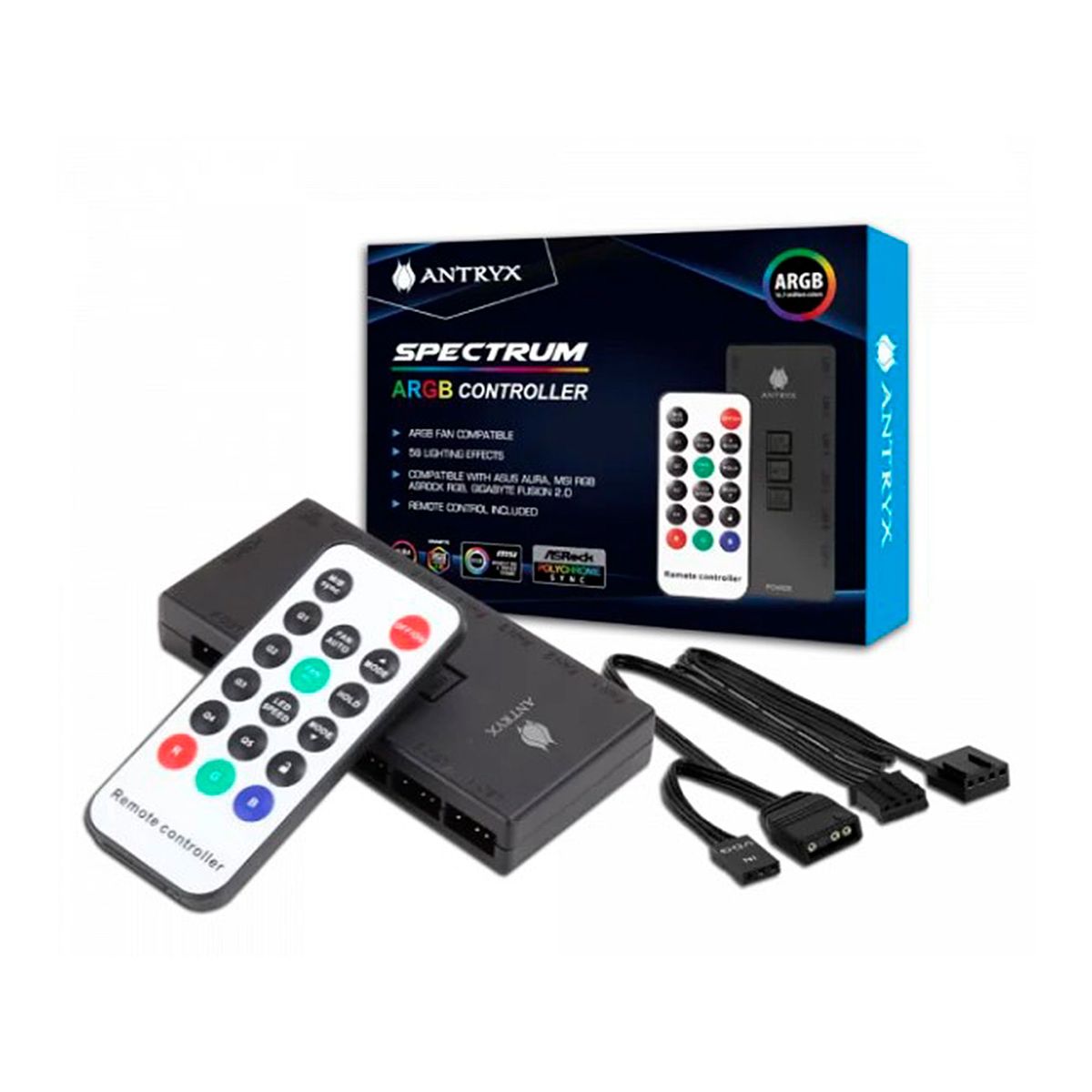 ANTRYX - CONTROLADOR ARGB ANTRYX SPECTRUM CON REMOTO PN AAC- 6PRC