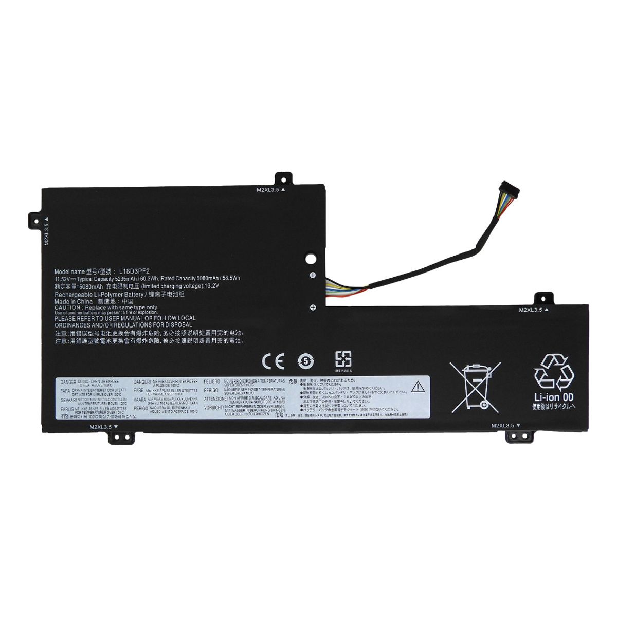 GENERICO - BATERIA PARA LENOVO L18M3PFA 603Wh 1152V 3 CELDAS C740-15IML