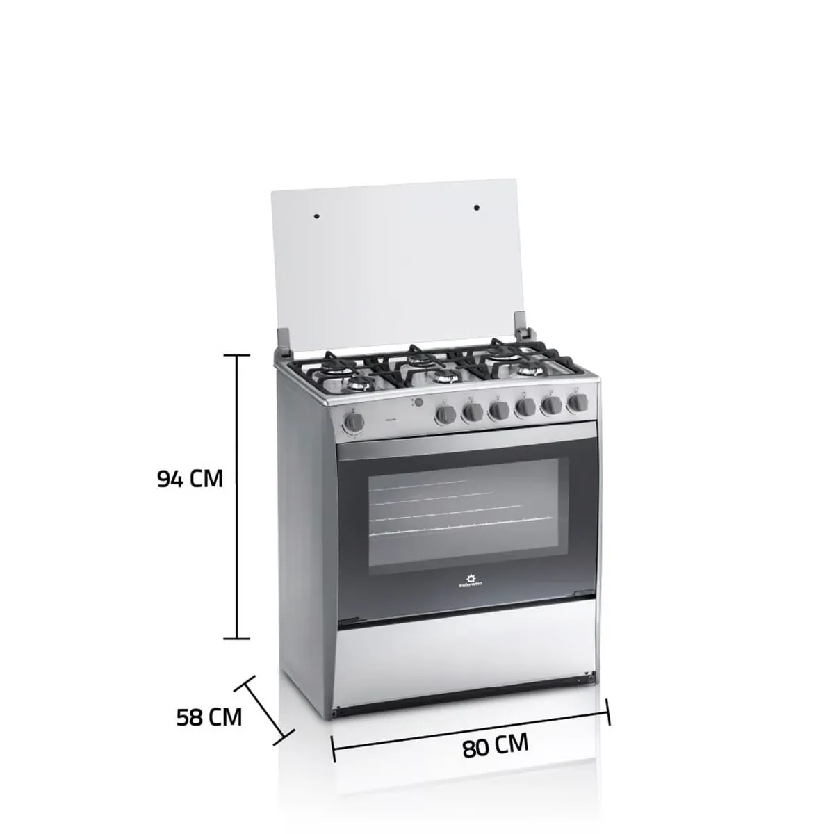 INDURAMA - COCINA INDURAMA CATALUÑA 6 HORNILLAS CROMA