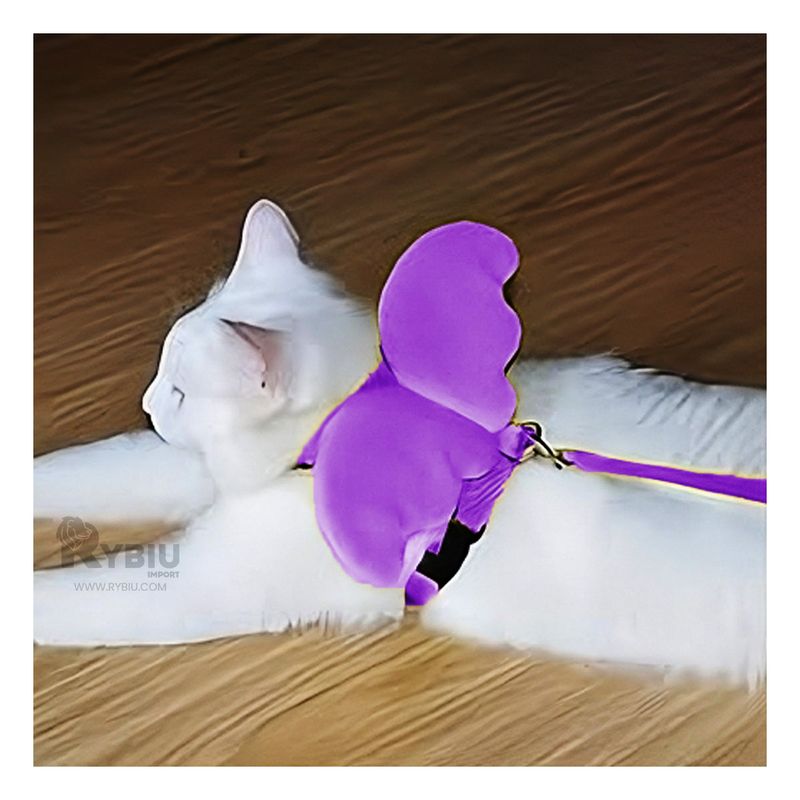 RYBIU IMPORT - Arnes para Gatos en Color Lila Y+Agendita