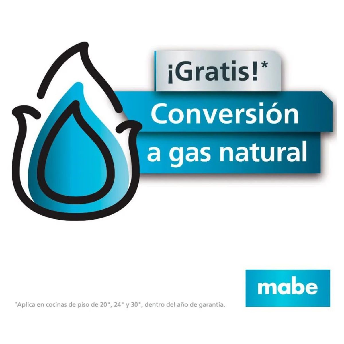 MABE - COCINA MABE 4 HORNILLAS INOXIDABLE CMP6014AG0 SILVER