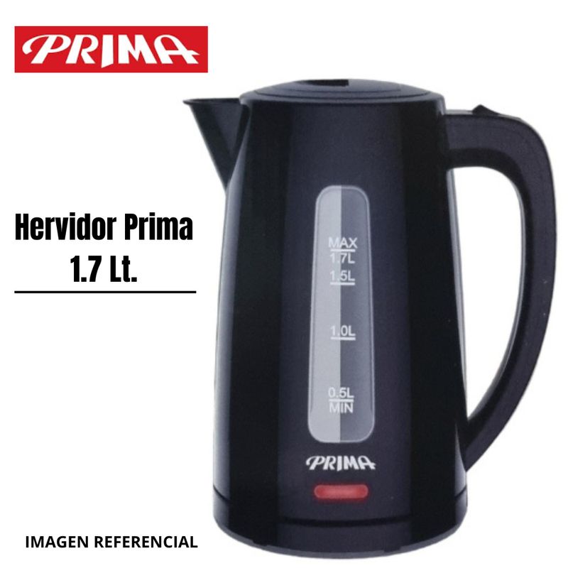 PRIMA - Hervidor Eléctrico Prima Negro  KEP0301 PN