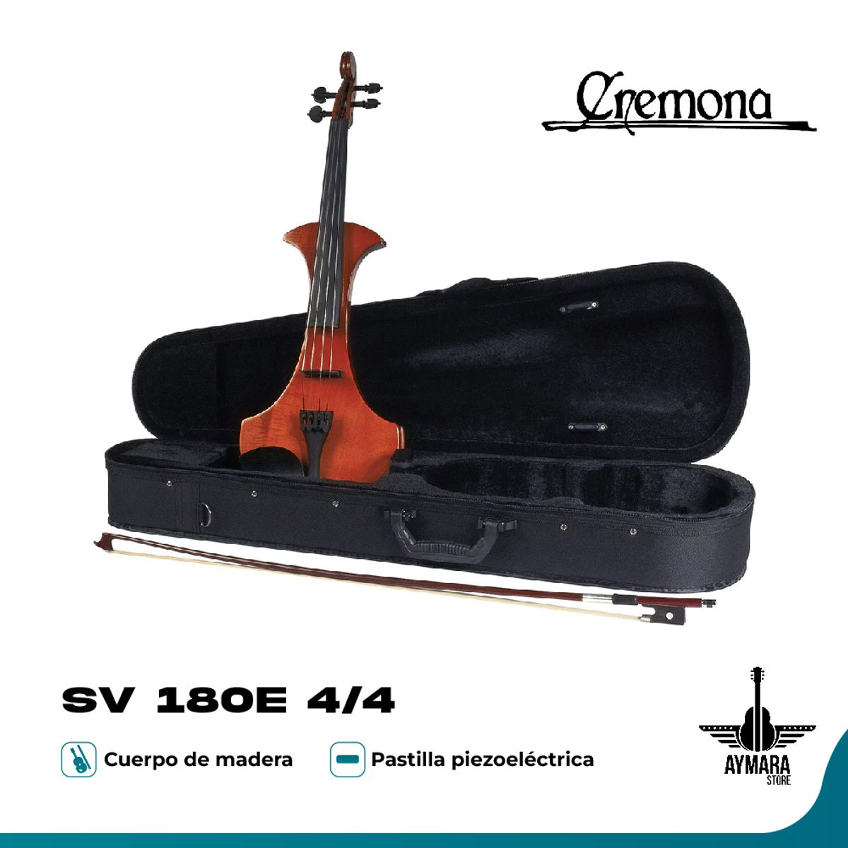 CREMONA - Cremona SV 180E 4-4  Violín Eléctrico