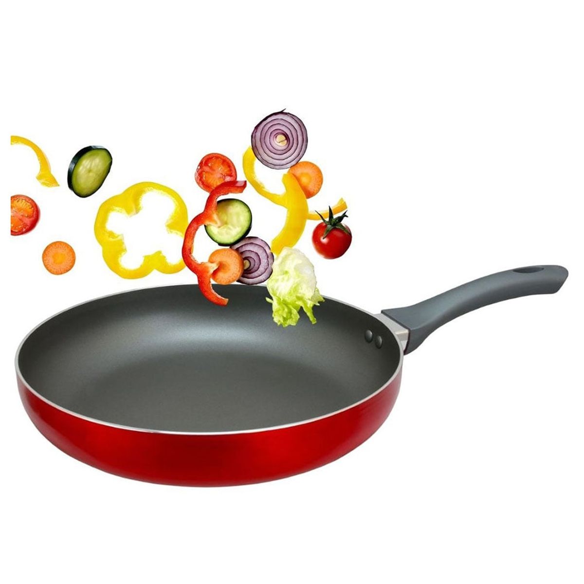 OSTER - Sartén Oster Antiadherente 24CM HERSCHER Rojo