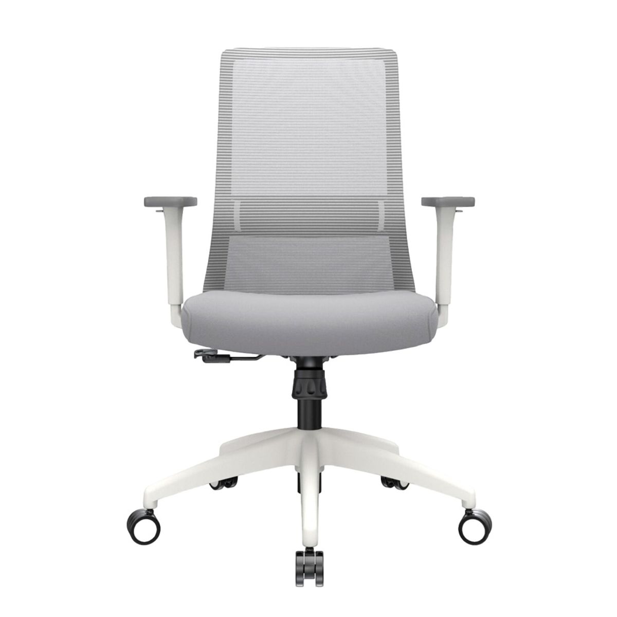 OFIDEAS - Silla de Oficina Ergonómica Twist Gris Gerente Ofideas
