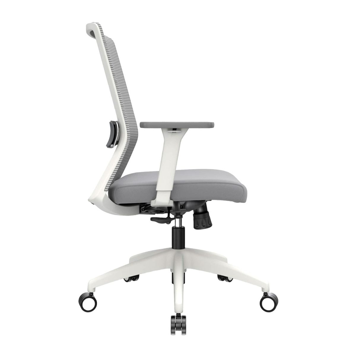 OFIDEAS - Silla de Oficina Ergonómica Twist Gris Gerente Ofideas