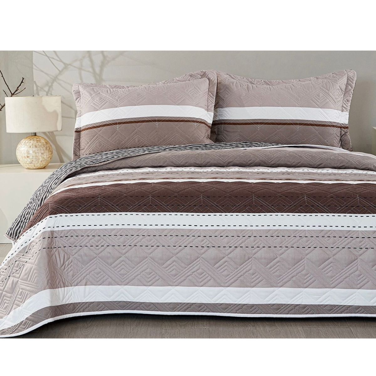 VENEZIA - CUBRECAMA VENNEZIA ESTILO CALIFORNIA 2PLZ