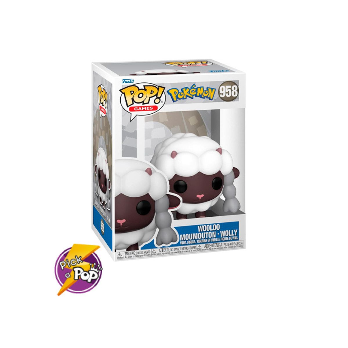 FUNKO - WOOLOO POKEMON FUNKO POP 958