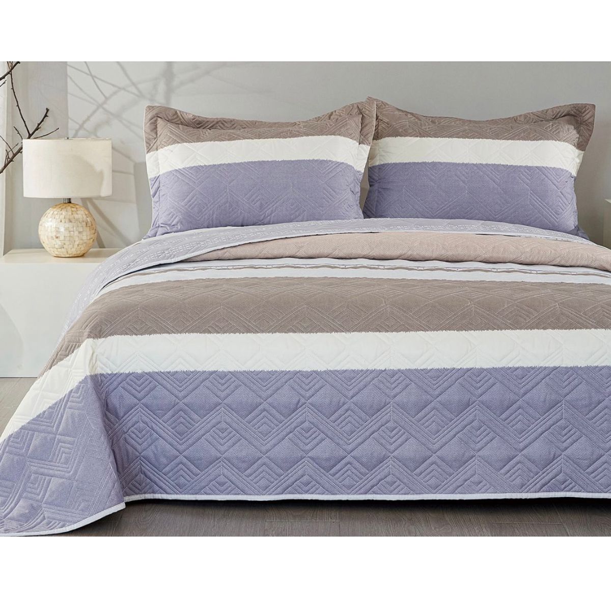 VENEZIA - CUBRECAMA VENNEZIA ESTILO CALIFORNIA QUEEN