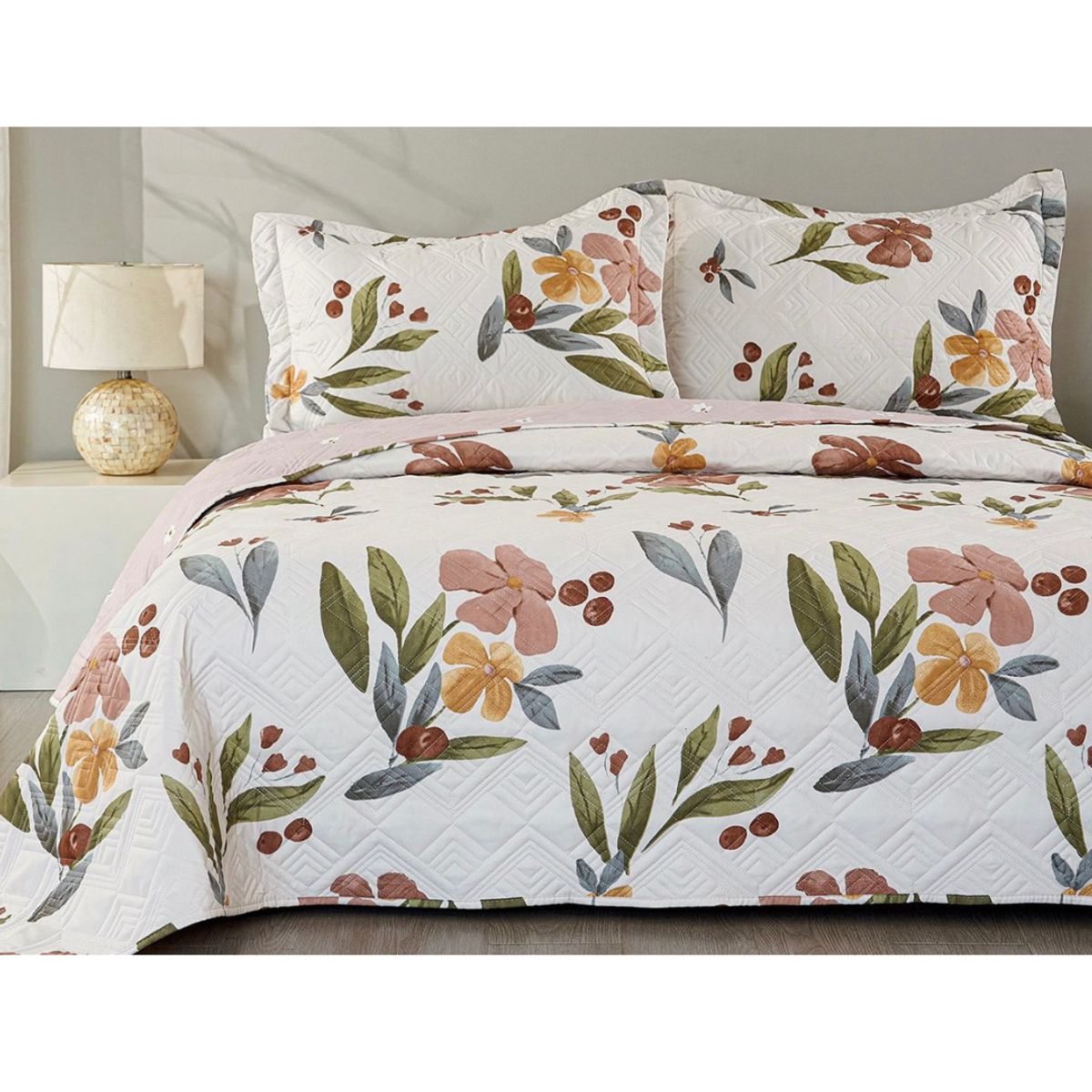 VENEZIA - CUBRECAMA VENNEZIA ESTILO CALIFORNIA QUEEN