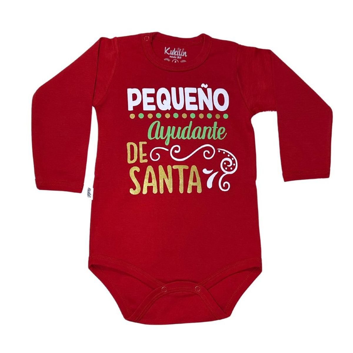 GENERICO - Body Bebé Feliz Navidad Talla 2