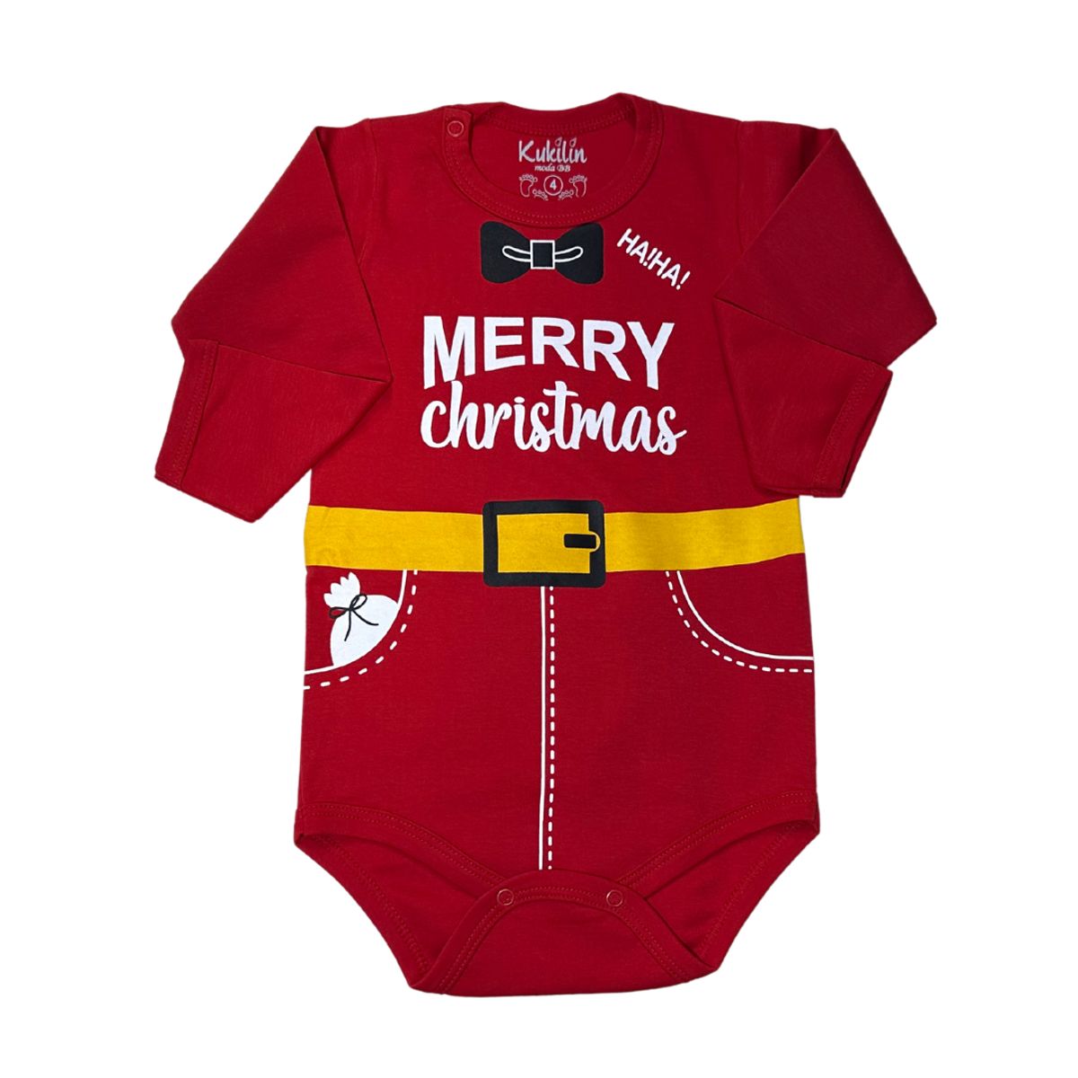 GENERICO - Body Bebé Feliz Navidad Talla 2