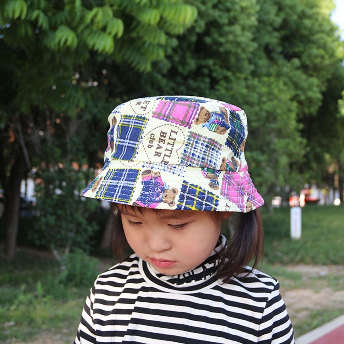 KAST PE - Bucket hat Little Bear 54 cm Gorro sol niña de 4 a 6 años