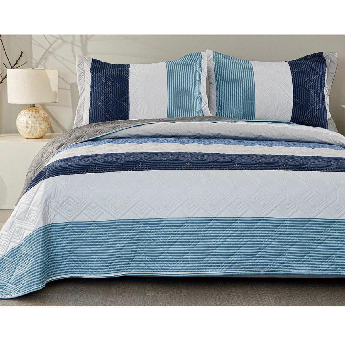 VENEZIA - CUBRECAMA VENNEZIA ESTILO CALIFORNIA  1.5PLZ